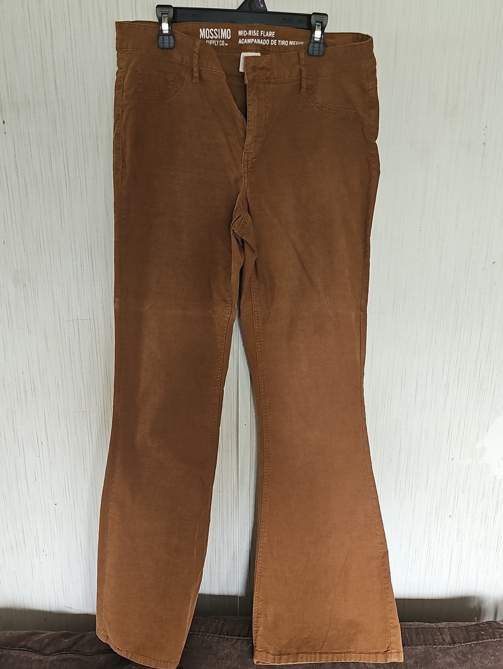 Mossimo Supply Co. Men's Mid-Rise Flare Chinos in Camel